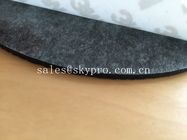 Tapis naturel noir de caoutchouc mousse avec le support adhésif de 3M pour le tapis de souris et la garniture