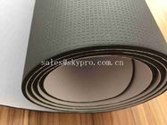 tapis en caoutchouc de formation de forme physique de 2mm non de glissement de yoga de tapis d'impression recyclable épaisse d'écran