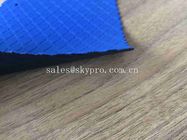 Tissu commercial bleu résistant à la chaleur de débardeur de polyester du néoprène de la stabilité SBR du petit pain 3mm de tissu du néoprène