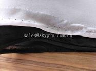 Tissu en nylon enduit du néoprène du tissu 2mm de mousse du néoprène épais blanc et noir de Rolls