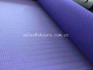 Conception faite sur commande de brevet de tapis de yoga de bande d'Eco de doubles couches colorées, importance légère