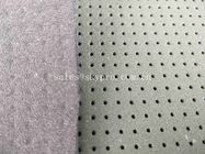 polyester latéral simple de dérapage de 4mm de preuve du néoprène de petit pain respirable noir de tissu tricoté