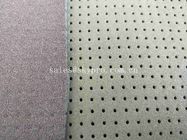 polyester latéral simple de dérapage de 4mm de preuve du néoprène de petit pain respirable noir de tissu tricoté