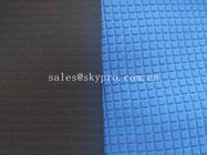 Tissu de nylon de polyester de bout droit enduit par feuille en caoutchouc résistante à la chaleur du néoprène de SBR