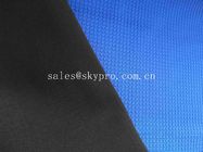 Tissu de nylon de polyester de bout droit enduit par feuille en caoutchouc résistante à la chaleur du néoprène de SBR