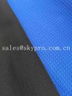 Petit pain en nylon de tissu enduit par feuille en caoutchouc bleue superbe du néoprène de modèle de place de bout droit