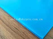 Saleté bleue - rendez les panneaux en plastique ridés par pp durables résistants de feuille creuse de polypropylène