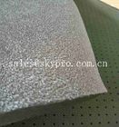 Feuille perforée du néoprène SBR de feuille en caoutchouc de tissu tricotée par polyester avec le tissu fait une boucle