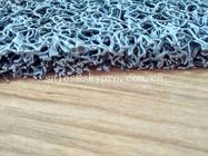 Tapis en caoutchouc gris colorés, tapis lavables respirables mous de cuisine de PVC