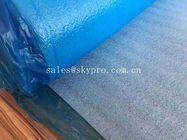 Underlayment bleu augmenté de plancher de barrière d'humidité de stratifié de PVC de mousse de la mousse 3mm EPE de polyéthylène