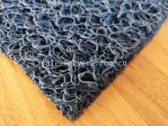 Matériel en caoutchouc mou bleu-foncé de tapis de petit pain de vinyle de PVC de tapis de boucle de vinyle de tapis