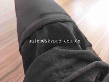 Le rouleau noir respirable non élastique de feuille de mousse de Mouldable EVA de la chaleur de 3 couches avec double T Tabric a stratifié