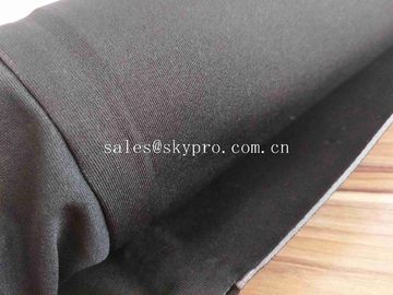 Le rouleau noir respirable non élastique de feuille de mousse de Mouldable EVA de la chaleur de 3 couches avec double T Tabric a stratifié