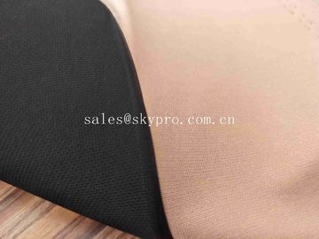 Texture résistante à la chaleur douce enduite des tissus 3mm du néoprène de CR de mousse fermée de cellules