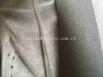 petit pain de tissu du néoprène de 2mm 100% SBR stratifié avec le polyester en nylon de débardeur brillant