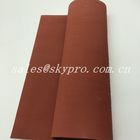Éponge en caoutchouc de mousse adaptée aux besoins du client par doux rouge en caoutchouc de silicone de feuille du néoprène