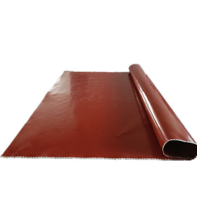 Tissu de fibre de verre enduit de silicone de haute qualité pour haute température et résistance au feu