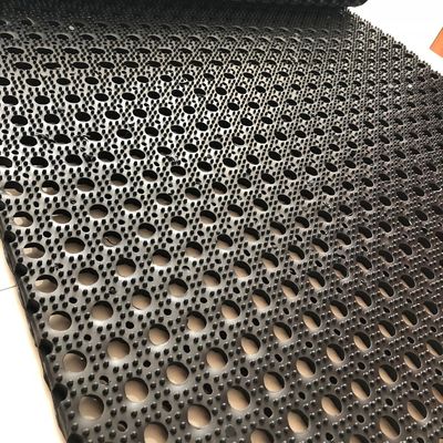 Outdoor Water Drain Holes Anti-slip Rubber Mat for Wet Areas - Weather-resistant and Easy to Clean