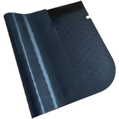 Tapis de porte en caoutchouc hexagonal étanche et facile à nettoyer d'une épaisseur de 5 à 20 mm pour une protection antidérapante