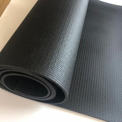 Tapis de yoga en caoutchouc antidérapant écologique d'épaisseur de 5 mm pour utilisation lourde