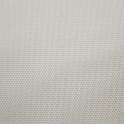 Ceinture de convoyeur antistatique à motif diamanté en PU blanc pour feuille de pâte