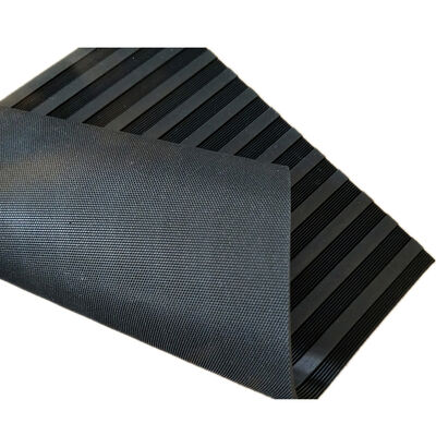 Tapis en caoutchouc antidérapant rayé large et étroit sur mesure, résistant à l'usure, absorbant les chocs, tapis isolant industriel en caoutchouc à découper