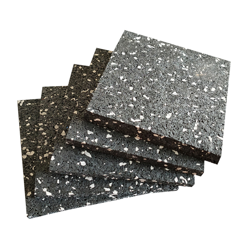 Tapis de salle de sport imperméable à l'eau tapis de sol en PVC en vinyle personnalisé anti-vibration résistant au bruit pour le fitness