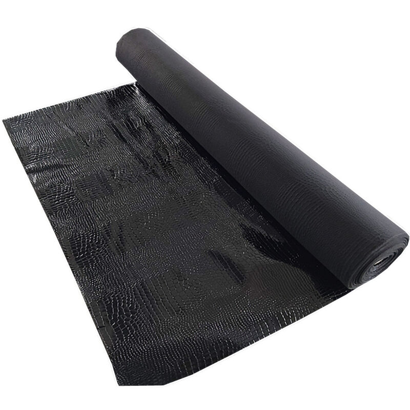 Tissu en cuir véritable noir gaufré crocodile de 1,35 mm d'épaisseur pour chaussures, sacs à main, ceintures, sacs, portefeuilles