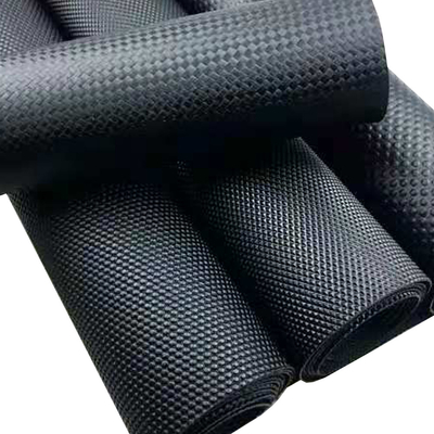 Tapis en PVC noir antidérapant à grains de cuir/tapis de mise à la terre/tapis de protection du sol