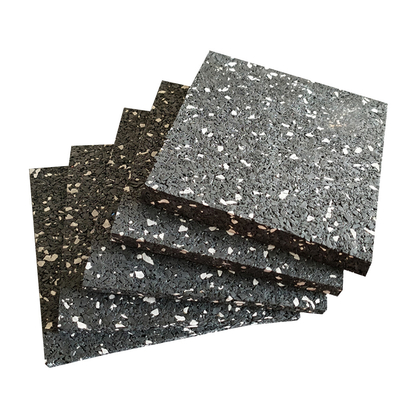 Tapis de salle de sport imperméable à l'eau tapis de sol en PVC en vinyle personnalisé anti-vibration résistant au bruit pour le fitness