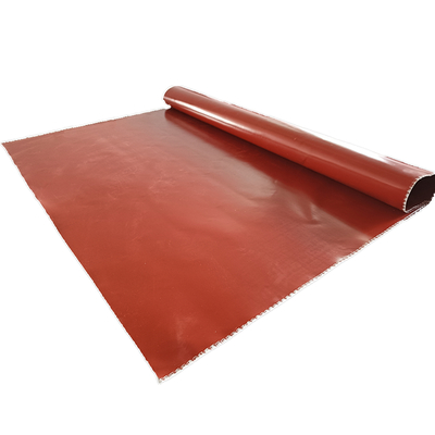 Tissu de fibre de verre enduit de silicone de haute qualité pour haute température et résistance au feu